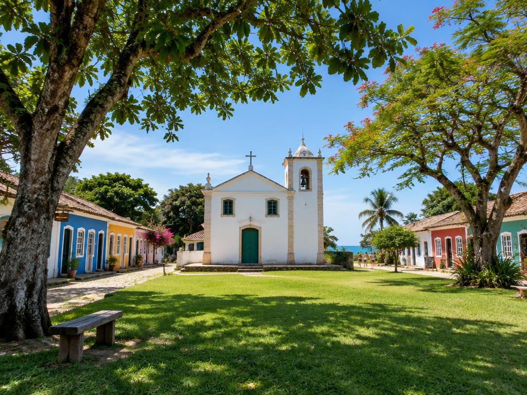 Quadrado de Trancoso com igreja histórica